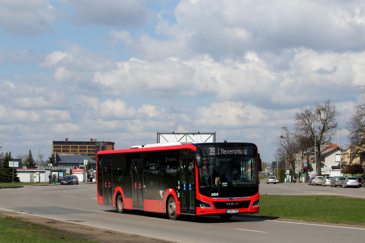 Lithuania, MAN 12C Lion's City 12 NL330 EfficientHybrid № 904