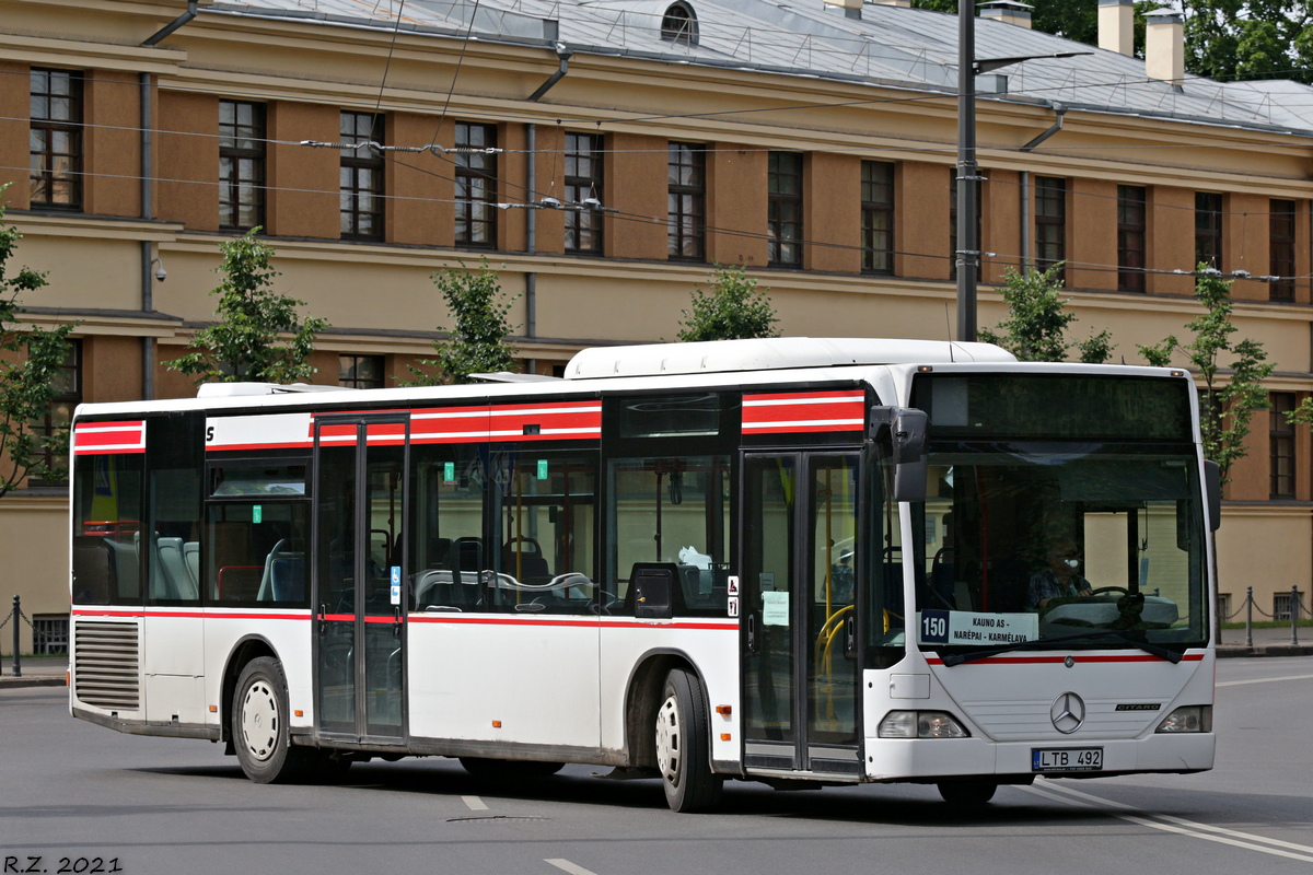 Литва, Mercedes-Benz O530 Citaro № LTB 492