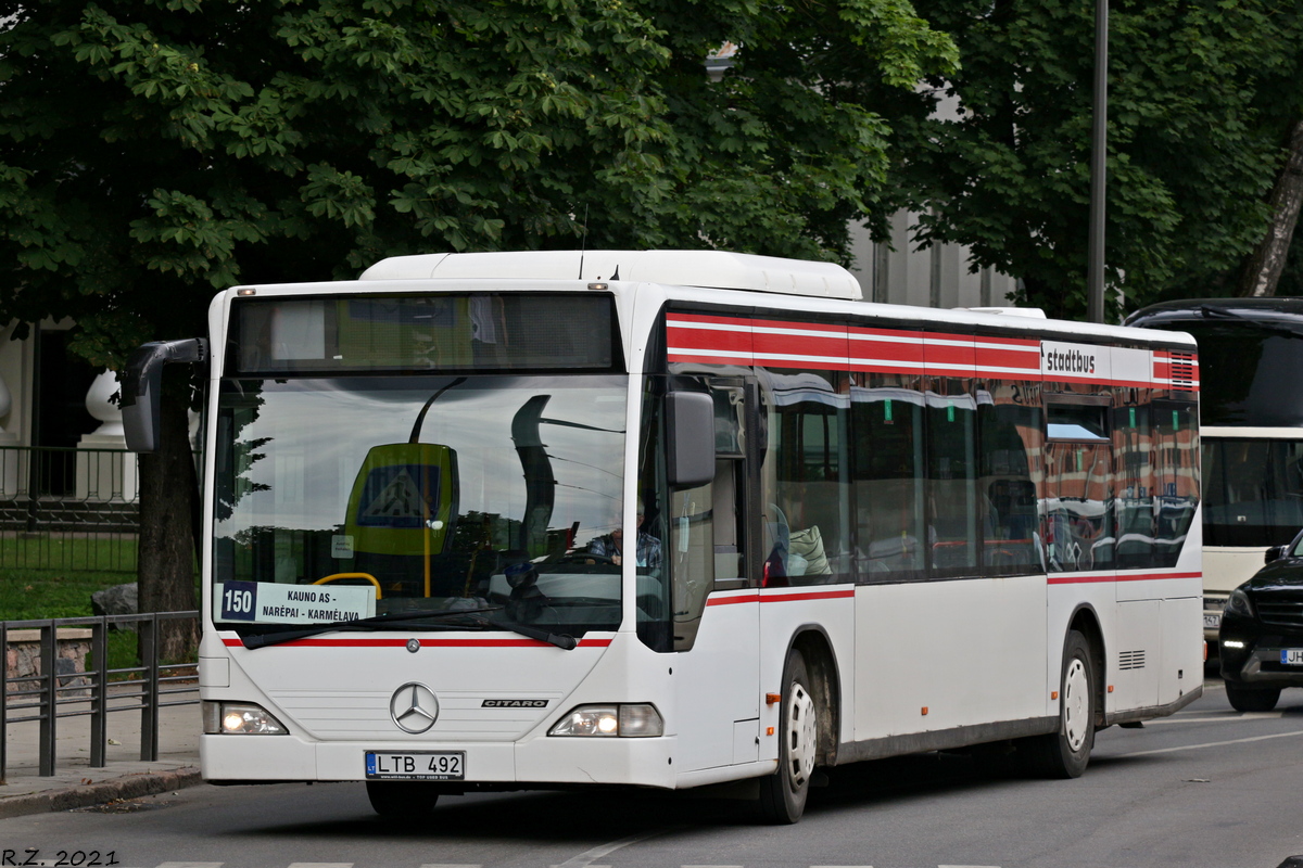 Литва, Mercedes-Benz O530 Citaro № LTB 492