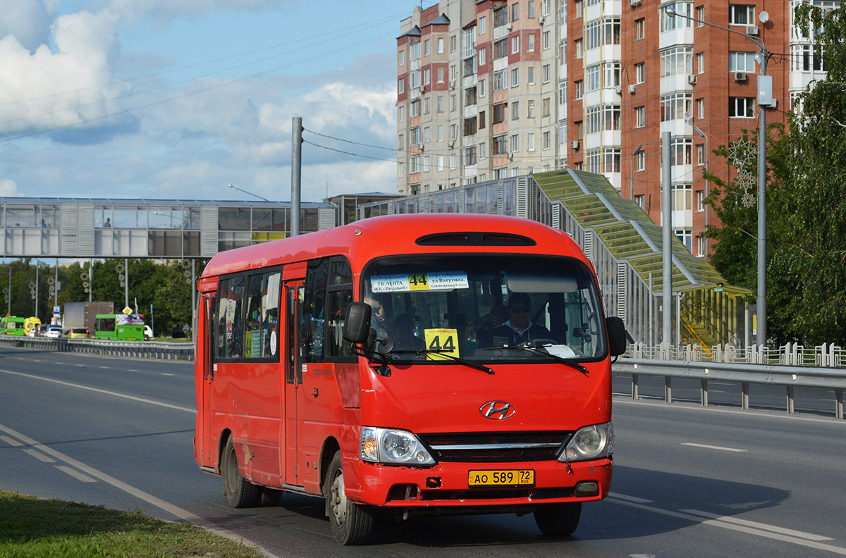 Тюменская область, Hyundai County Kuzbass № АО 589 72