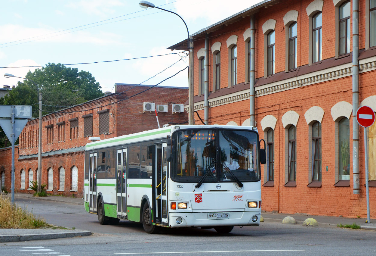 Санкт-Петербург, ЛиАЗ-5293.60 № 3830