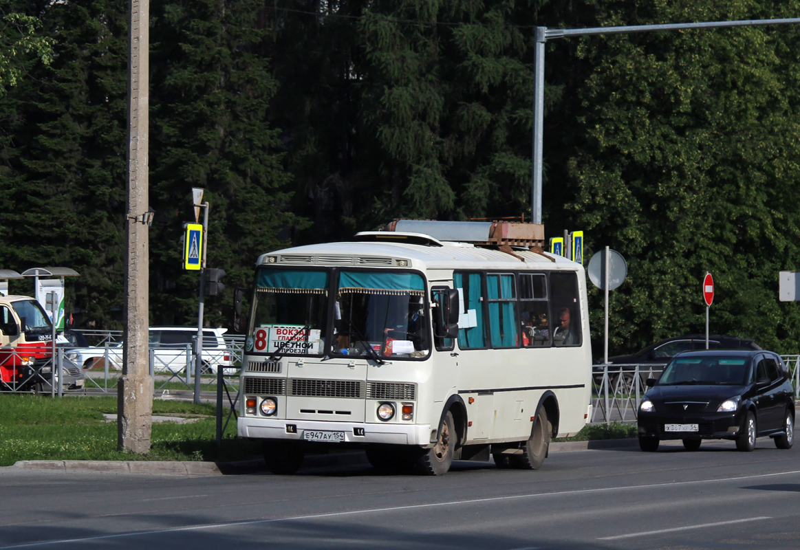 Новосибирская область, ПАЗ-32054 № Е 947 АУ 154