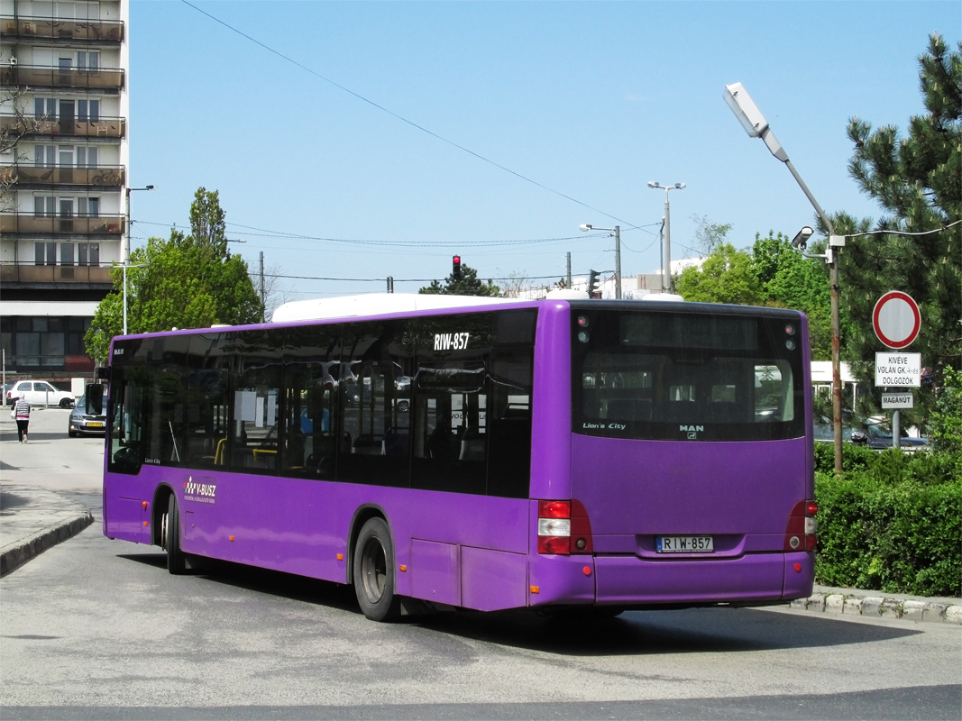 Венгрия, MAN A21 Lion's City NL313 № RIW-857