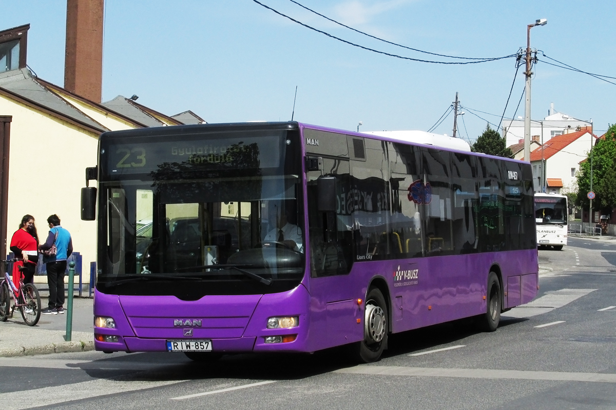 Венгрия, MAN A21 Lion's City NL313 № RIW-857