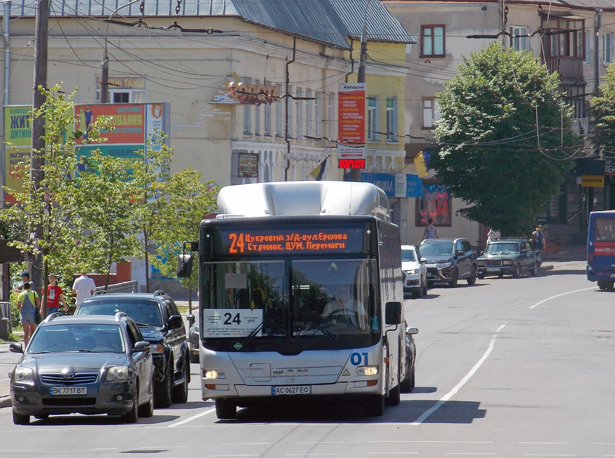 Volinskaya region, MAN A21 Lion's City NL313 CNG № 01