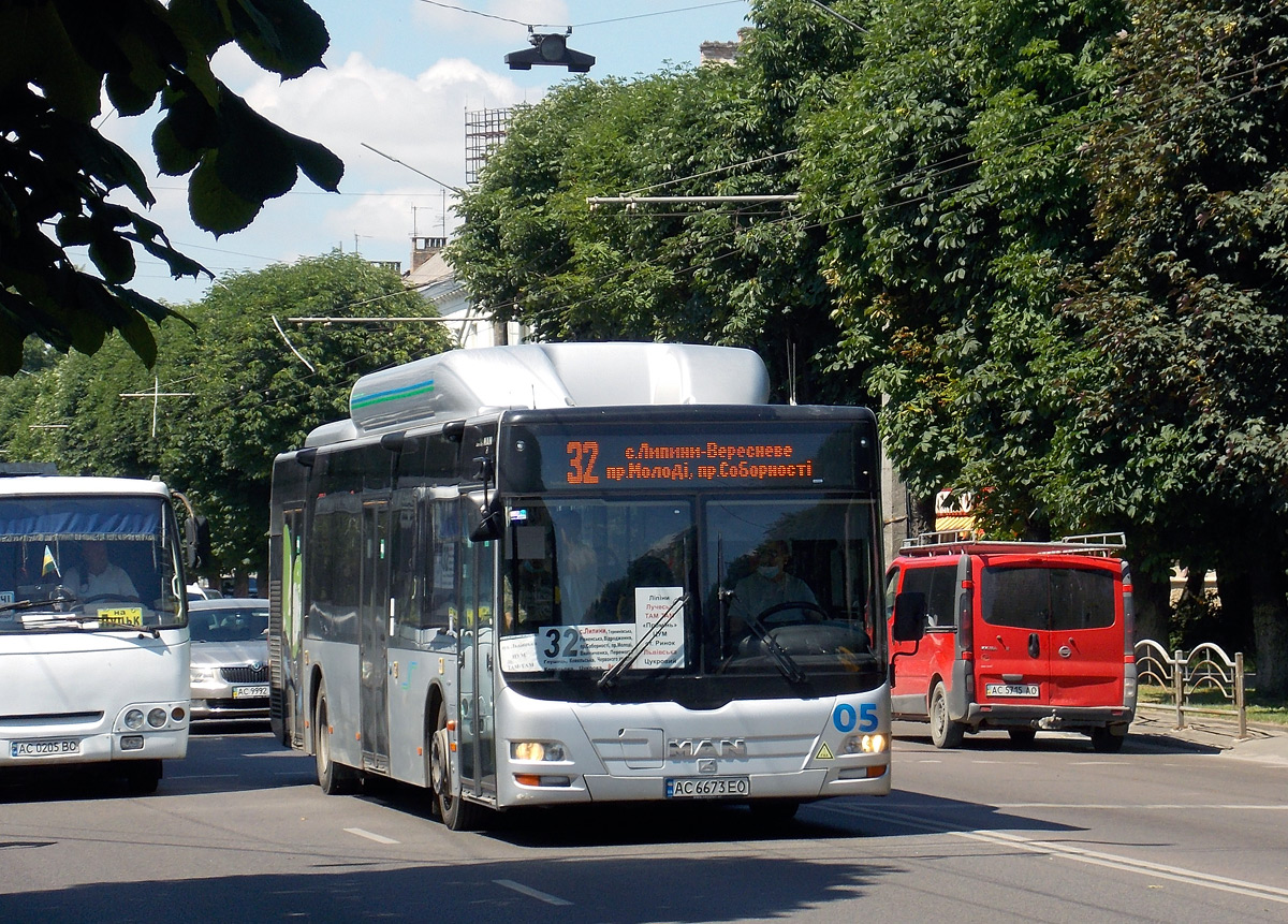 Волынская область, MAN A21 Lion's City NL313 CNG № 05