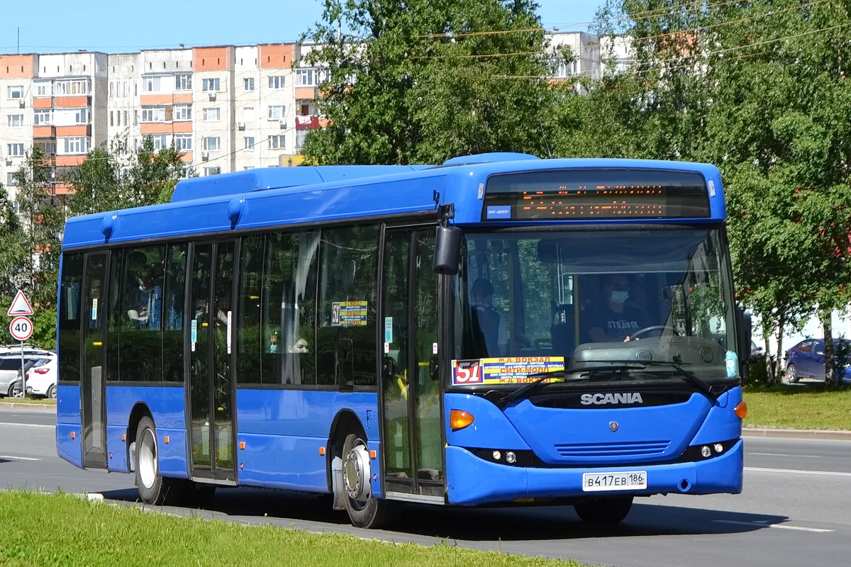 Ханты-Мансийский АО, Scania OmniLink II (Скания-Питер) № В 417 ЕВ 186