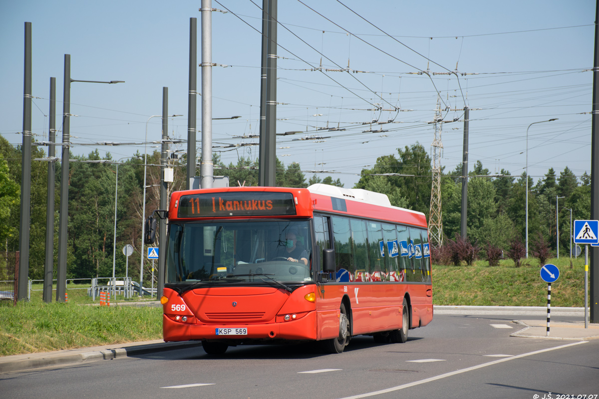 Литва, Scania OmniCity II № 569