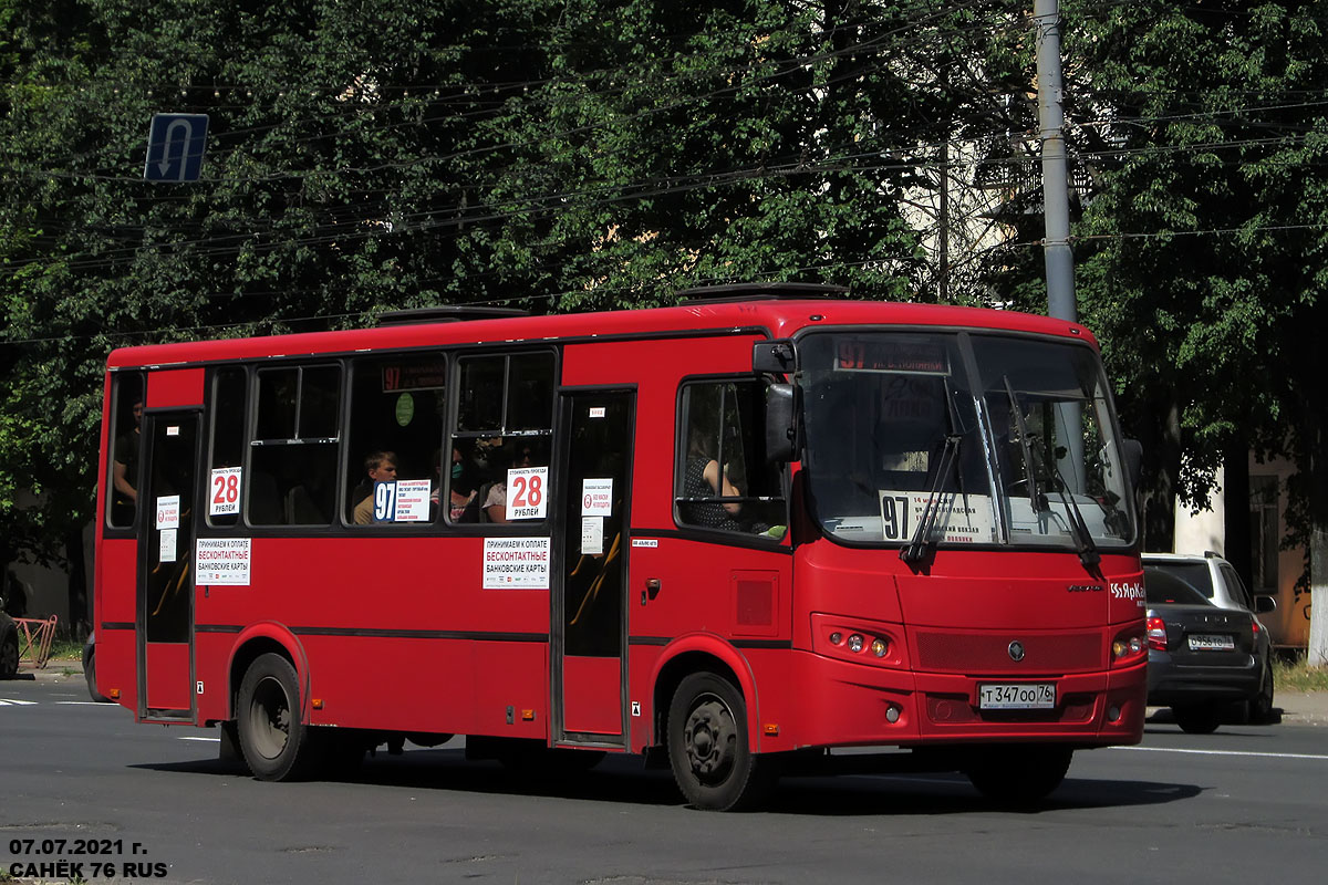 Ярославская область, ПАЗ-320412-04 "Вектор" № Т 347 ОО 76