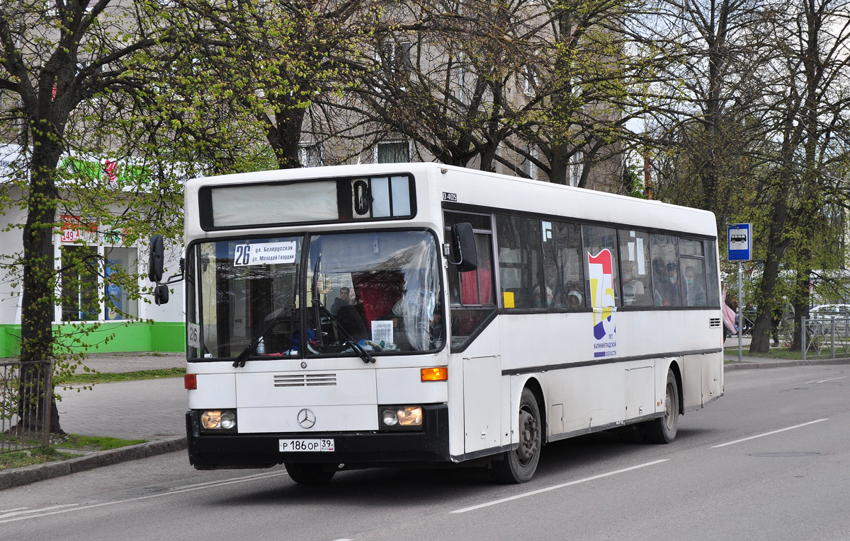 Калининградская область, Mercedes-Benz O405 № Р 186 ОР 39