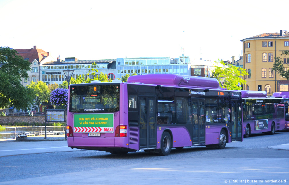 Швеция, MAN A21 Lion's City NL243 CNG № 7069