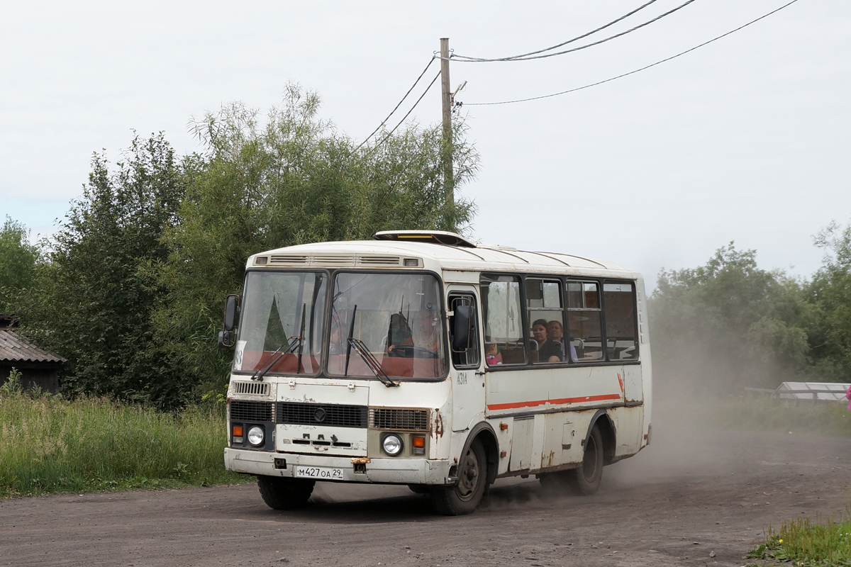 Архангельская область, ПАЗ-32054 № М 427 ОА 29