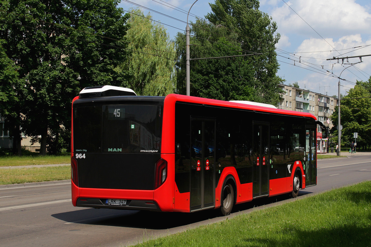 Літва, MAN 12C Lion's City 12 NL330 EfficientHybrid № 964