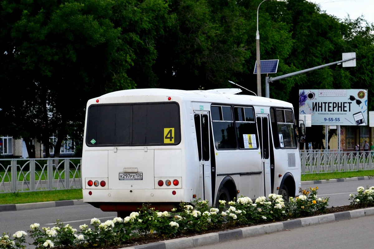 Ставропольский край, ПАЗ-32054 № К 297 РХ 126