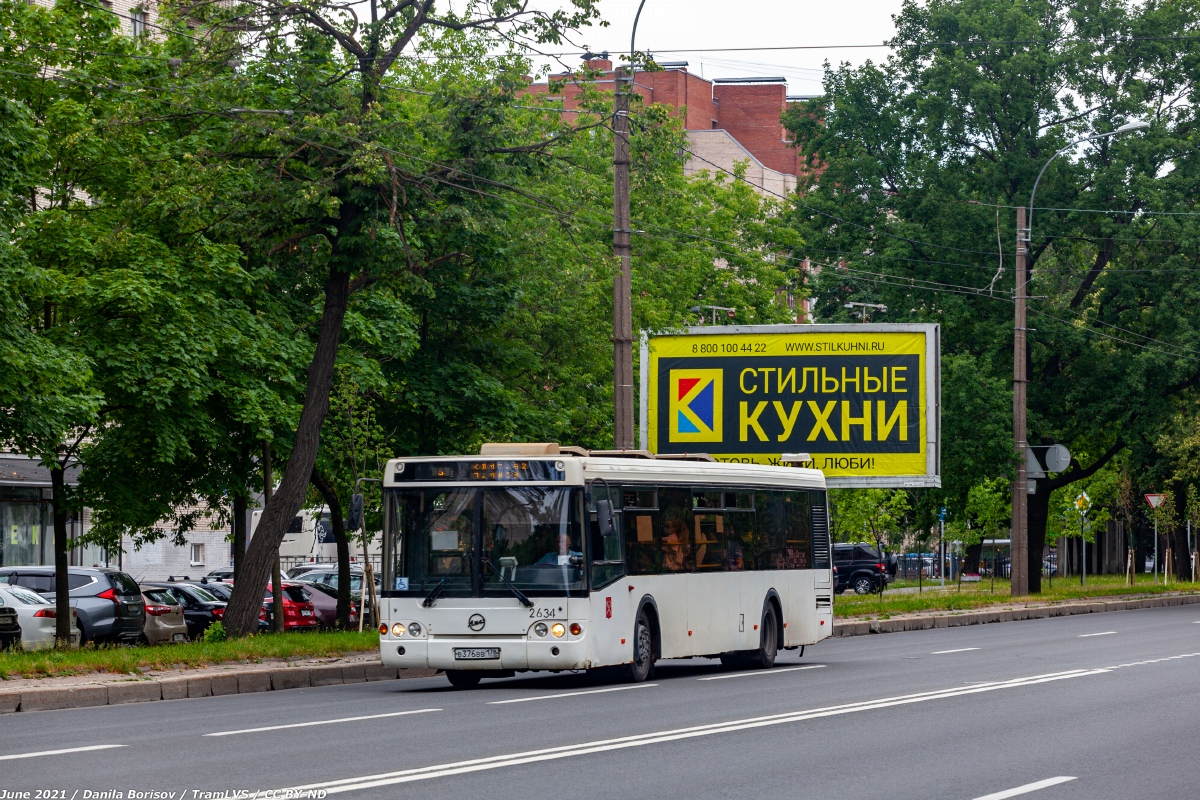 Санкт-Петербург, ЛиАЗ-5292.20 № 2634