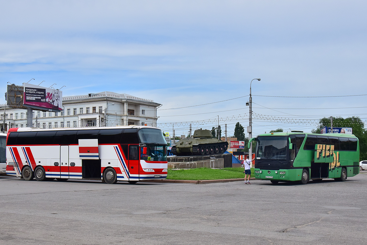 Волгоградская область, Neoplan PA2 N1116/3HC Cityliner HC № М 310 ЕР 134; Волгоградская область, Mercedes-Benz O350-15RHD Tourismo № В 676 КХ 134
