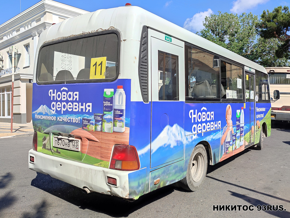 Krasnodar region, Hyundai County LWB C11 (TagAZ) Nr. Т 670 НВ 123