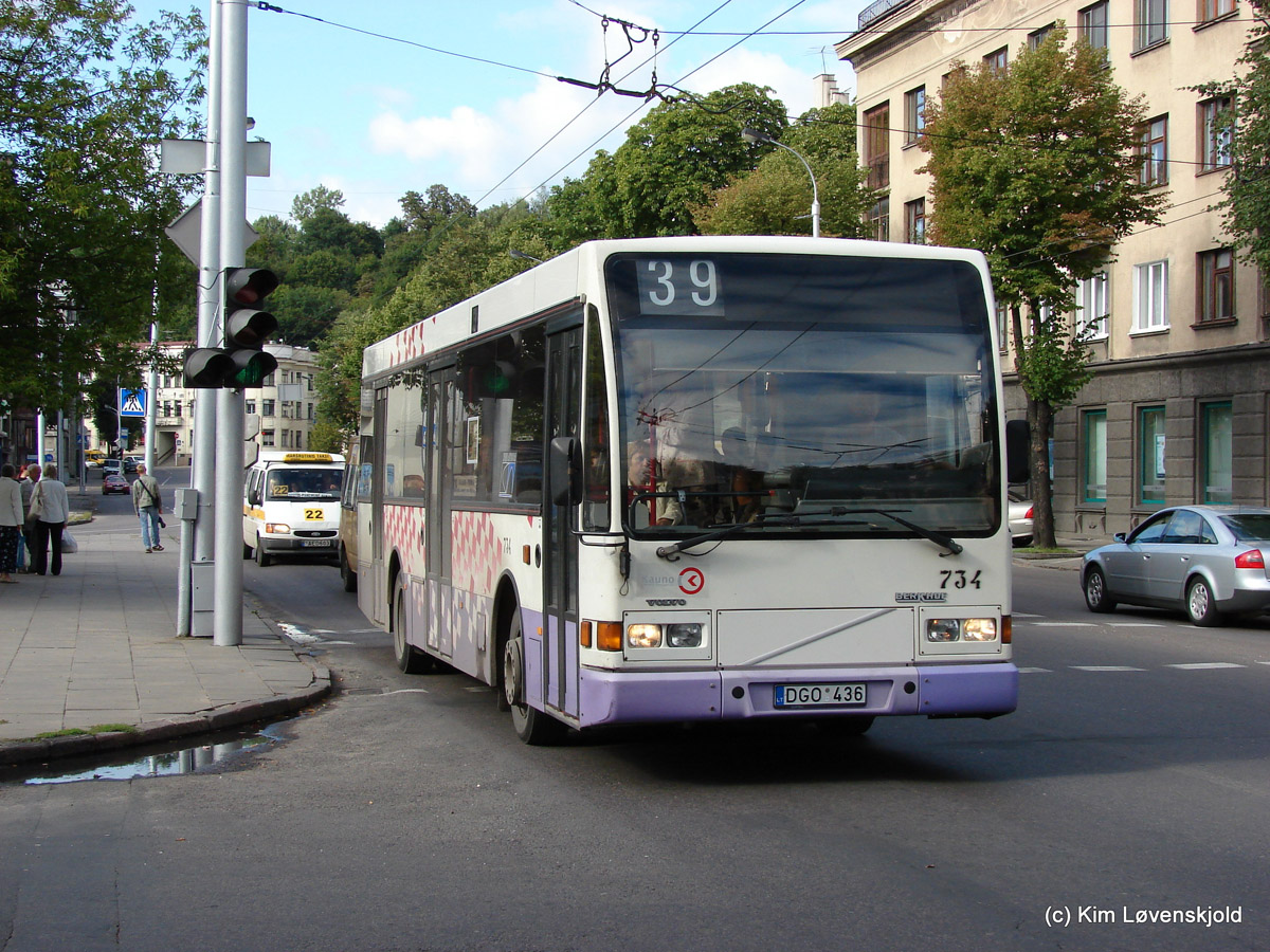 Литва, Berkhof Europa 2000NL № 734