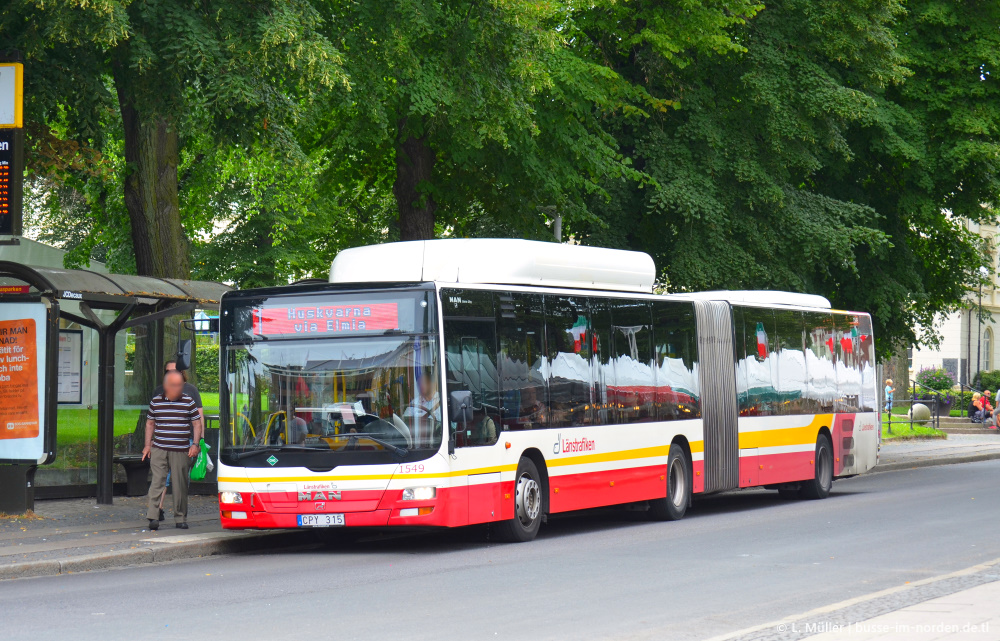 Швеция, MAN A23 Lion's City G NG313 CNG № 1549