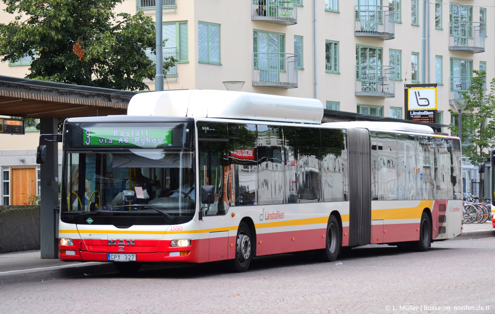 Швеция, MAN A23 Lion's City G NG313 CNG № 1550