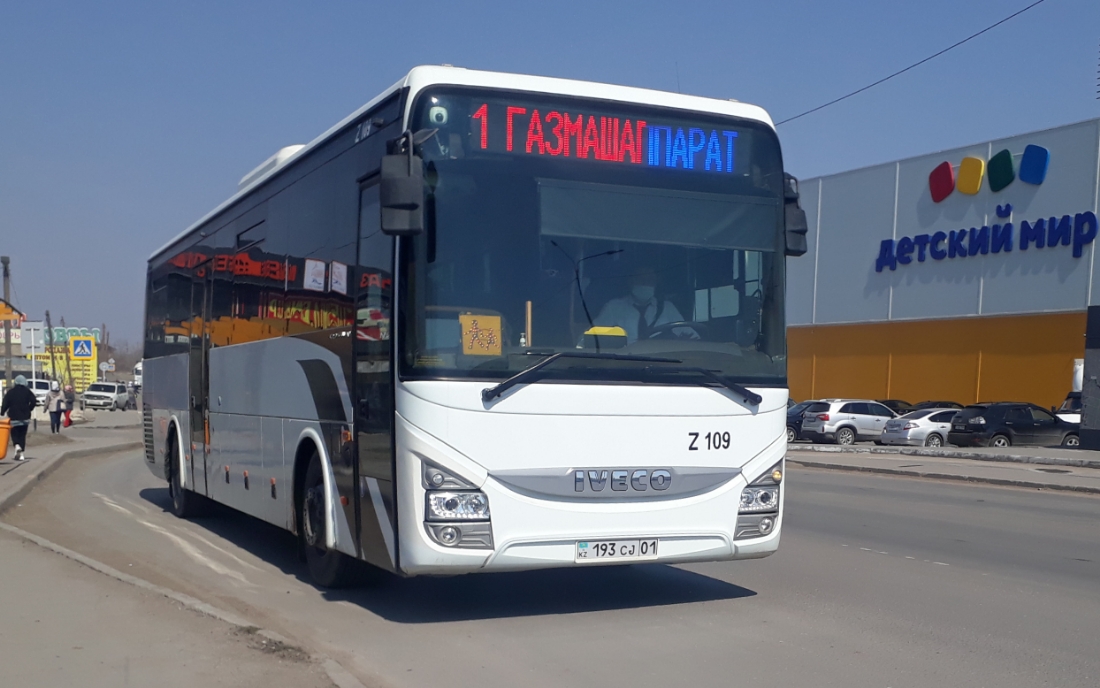 Астана, IVECO Crossway LINE 13M (СарыаркаАвтоПром) № Z109