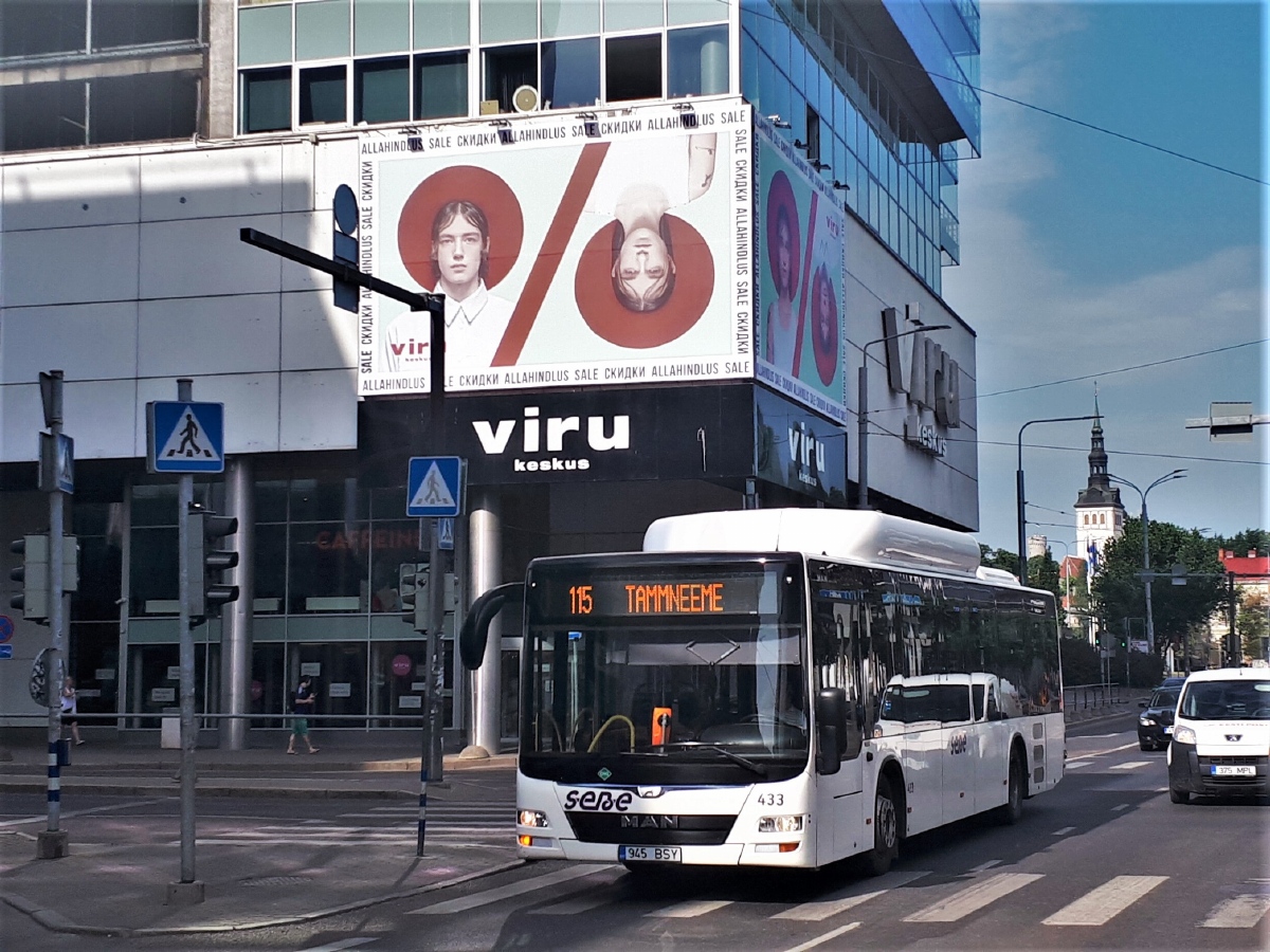Estonsko, MAN A21 Lion's City NL313 CNG č. 433