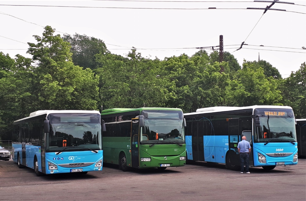 Эстония, IVECO Crossway LE LINE 12M № 671 NLN