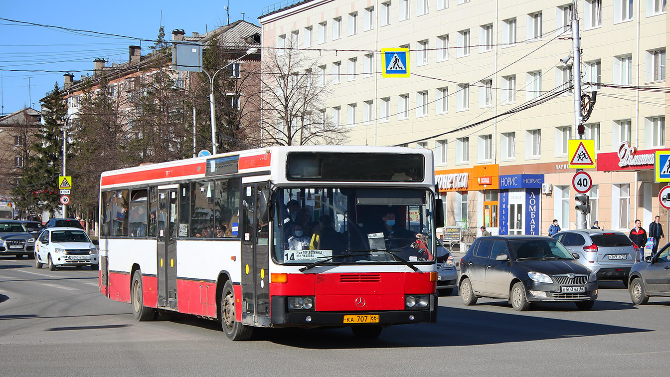 Свердловская область, Mercedes-Benz O405N № КА 707 66