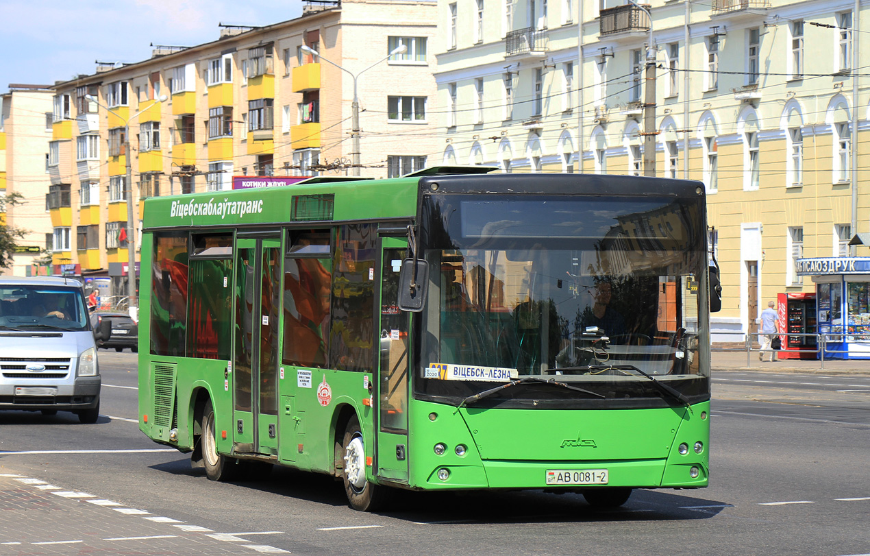 Vitebsk region, MAZ-206.060 Nr. 022055