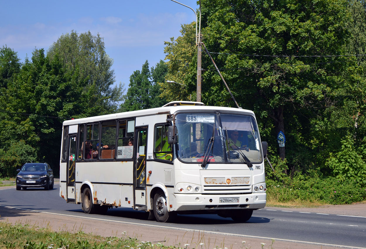 Санкт-Петербург, ПАЗ-320412-05 № 7662