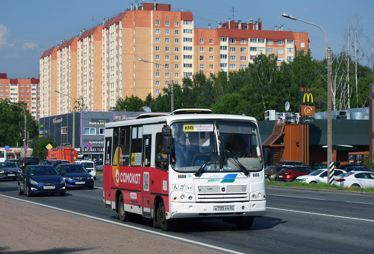 Санкт-Петербург, ПАЗ-320302-11 № 9689