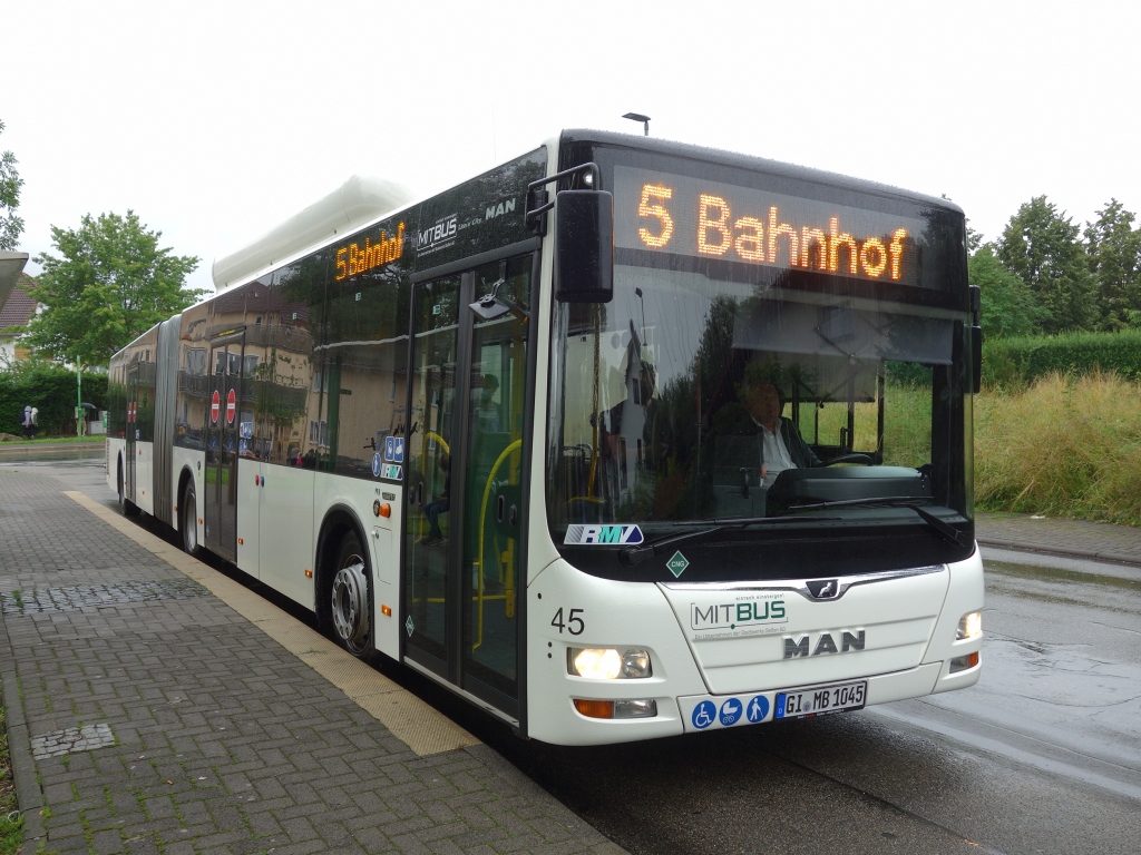 Гессен, MAN A23 Lion's City G NG313 CNG № 45