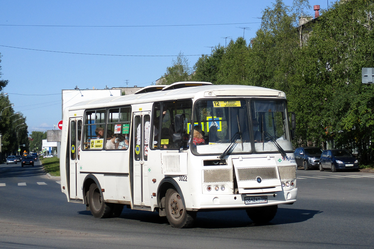 Архангельская область, ПАЗ-320540-22 № 3022