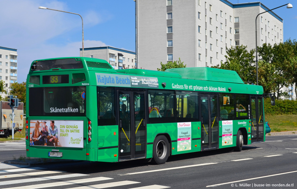 Швеция, Volvo 7700 CNG № 2388