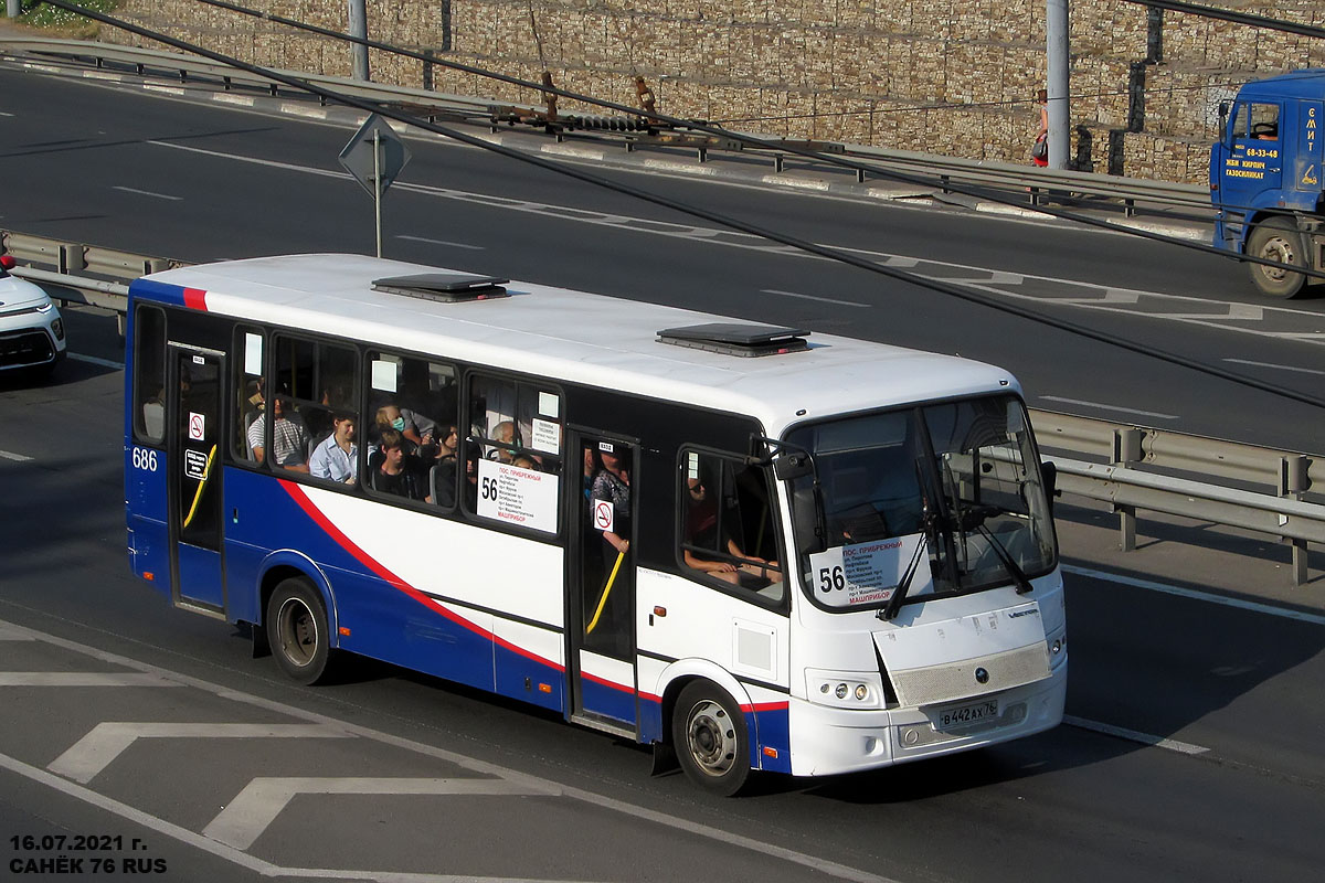 Ярославская область, ПАЗ-320412-04 "Вектор" № 686