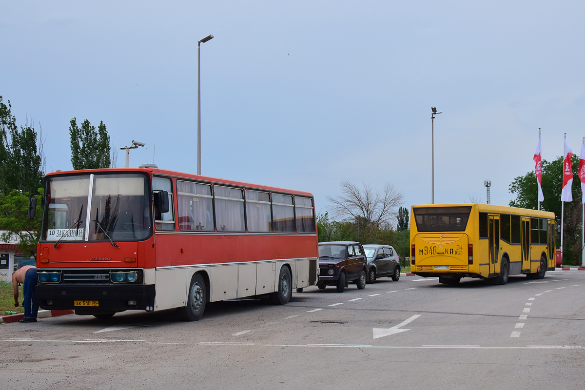 Волгоградская область, Ikarus 256.74 № АК 510 34; Волгоградская область, МАРЗ-5277 № М 940 КА 34