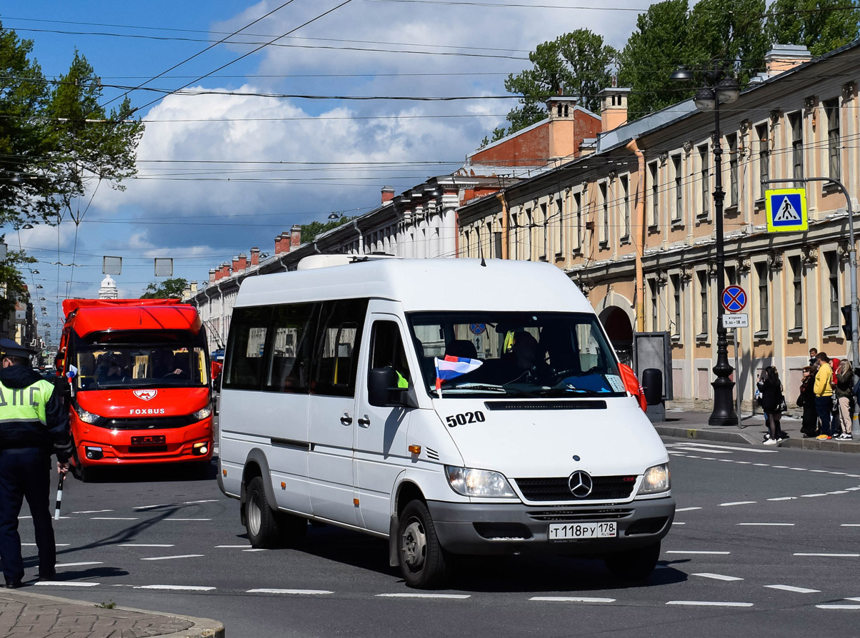 Санкт-Петербург, Луидор-223201 (MB Sprinter Classic) № 5020; Санкт-Петербург — II Международный транспортный фестиваль "SPbTransportFest-2021"