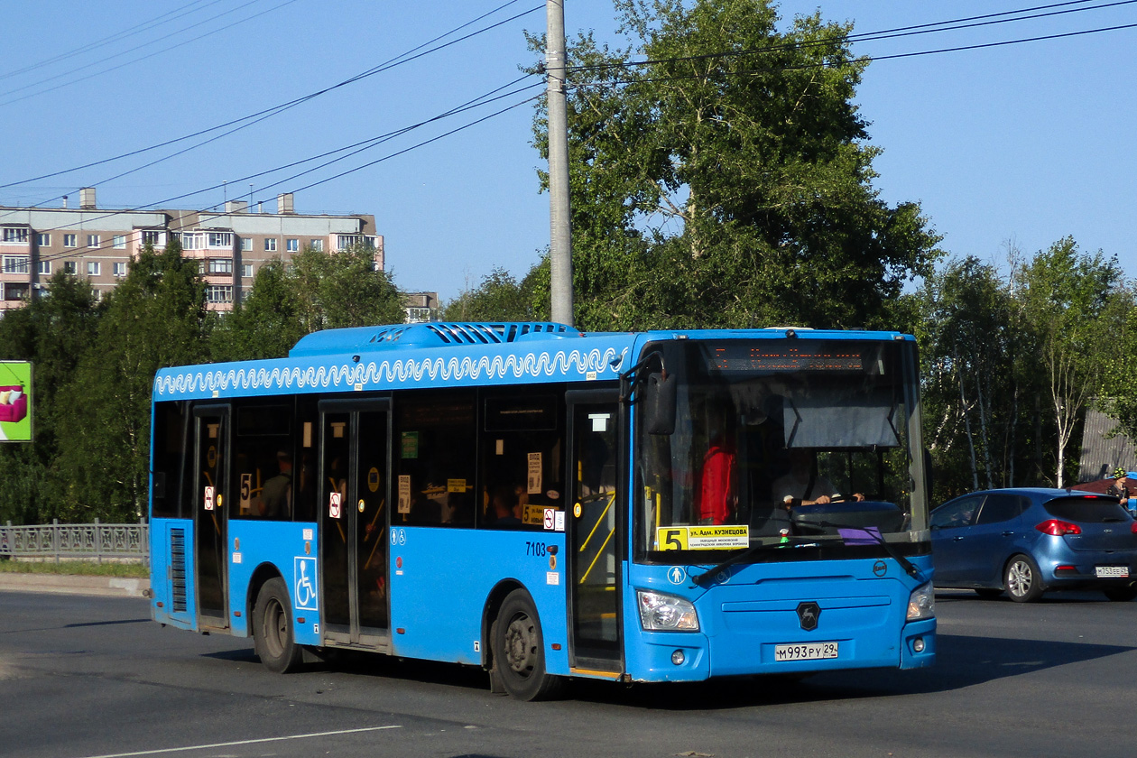 Архангельская область, ЛиАЗ-4292.60 (1-2-1) № 7103