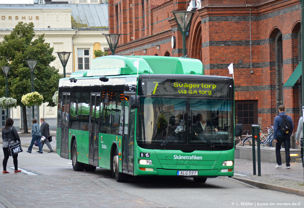 Швеция, MAN A21 Lion's City NL313 CNG № 2167