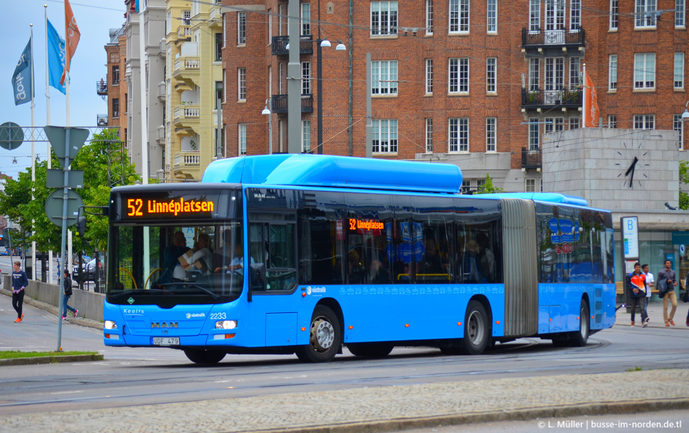 Швеция, MAN A23 Lion's City G NG313 CNG № 2233