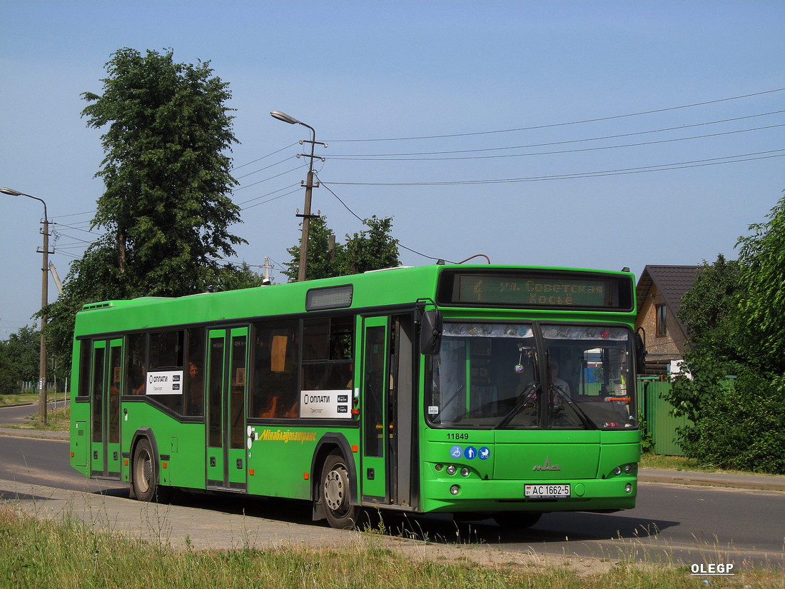 Минская область, МАЗ-103.486 № 11849 Минская область, МАЗ-103.486 № 11849