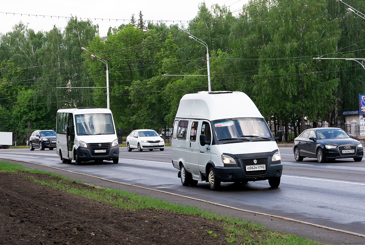 Башкортостан, ГАЗ-A64R42 Next № У 735 СХ 102; Башкортостан, Луидор-225000 (ГАЗ-322133) № О 062 КТ 102