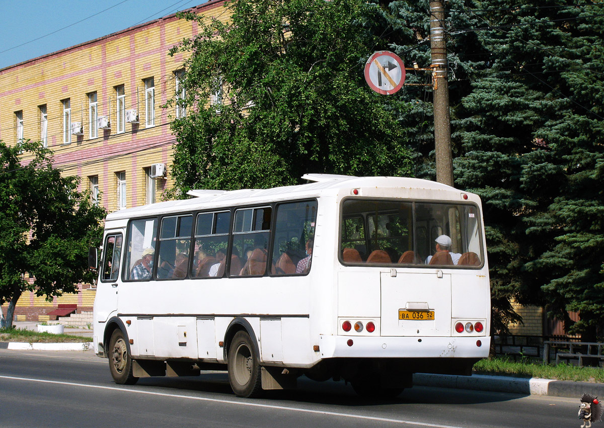 Нижегородская область, ПАЗ-4234-04 № ВА 036 52