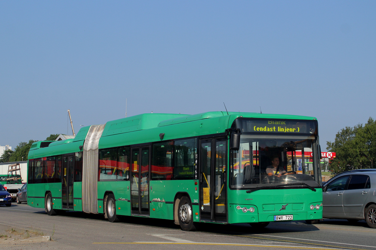 Швеция, Volvo 7700A CNG № 2443