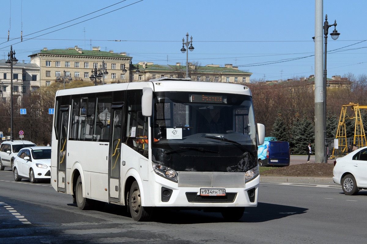 Санкт-Петербург, ПАЗ-320405-04 "Vector Next" № У 934 РН 178