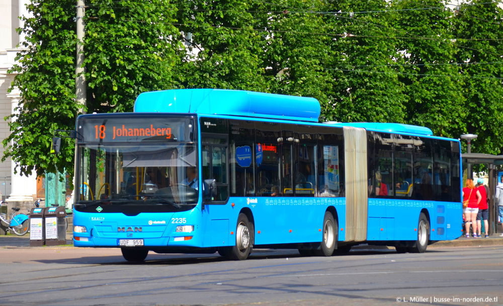 Sweden, MAN A23 Lion's City G NG313 CNG Nr. 2235