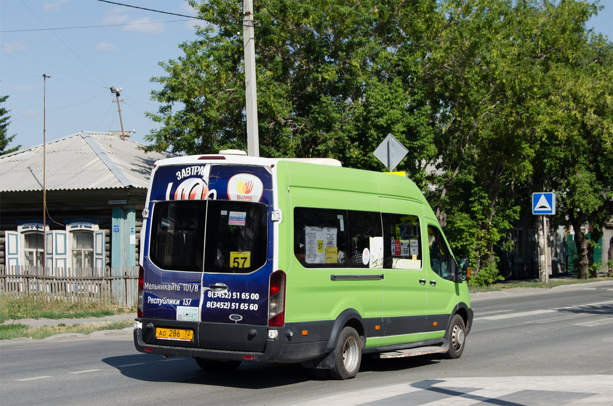 Тюменская область, Ford Transit FBD [RUS] (Z6F.ESG.) № АО 286 72