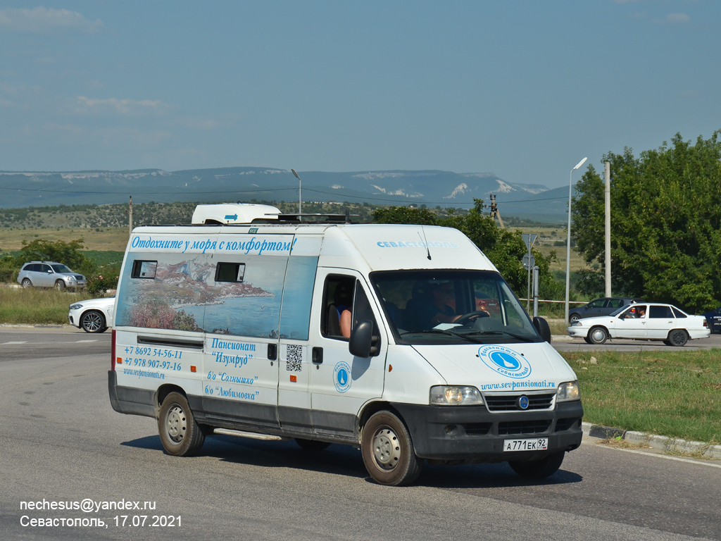 Севастополь, FIAT Ducato 244 CSMMC-RLL, -RTL № А 771 ЕК 92