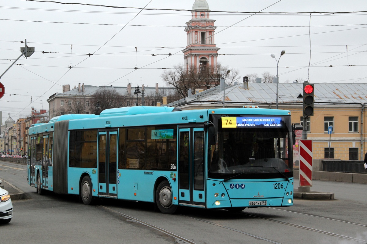 Санкт-Петербург, МАЗ-216.066 № 1206