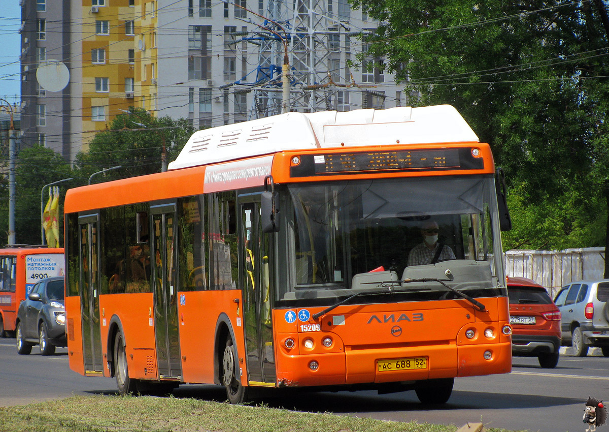 Нижегородская область, ЛиАЗ-5292.67 (CNG) № 15209